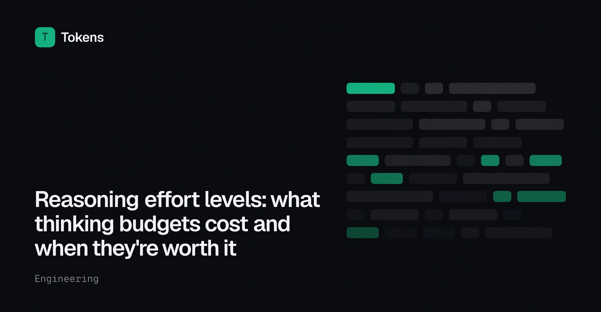 Reasoning effort levels: what thinking budgets cost and when they're worth it